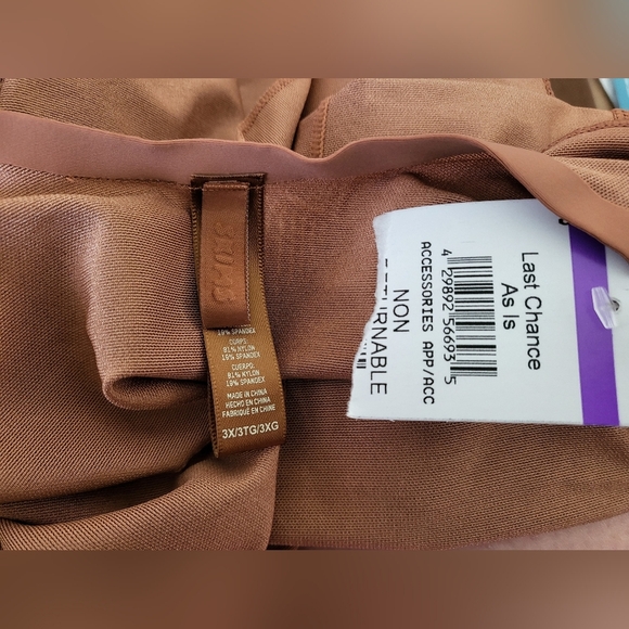 Skims Womens 3x Sheer Mesh Sculpt Thong Bodysuit Cocoa Brown New - Picture 4 of 4
